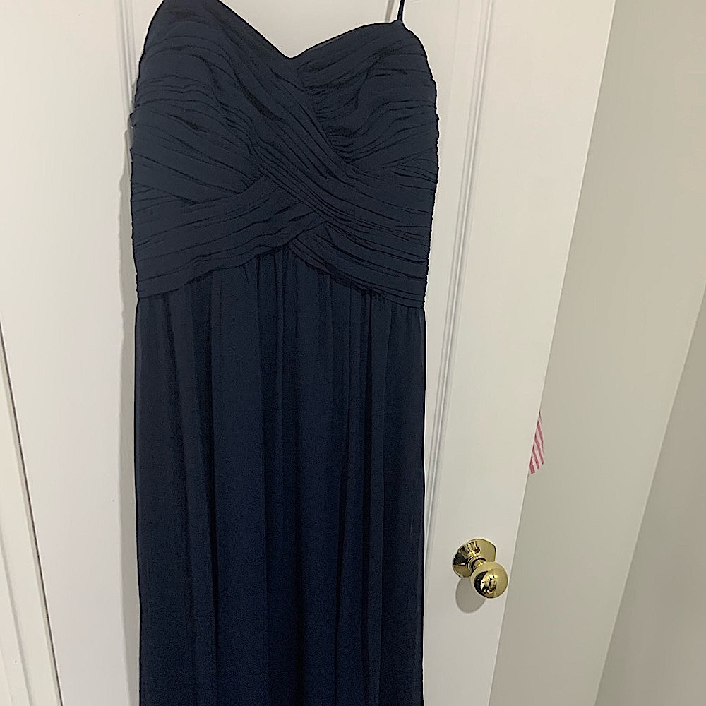 Ralph Lauren- Midnight blue floor length gown. Worn only once.
